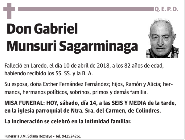 Gabriel Munsuri Sagarminaga