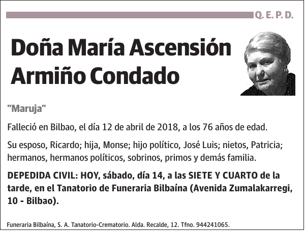 María Ascensión Armiño Condado