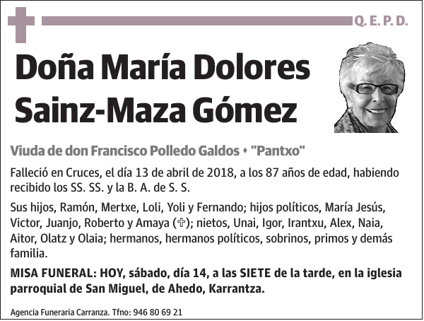 María Dolores Sainz-Maza Gómez