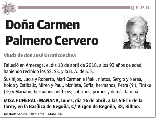 Carmen Palmero Cervero