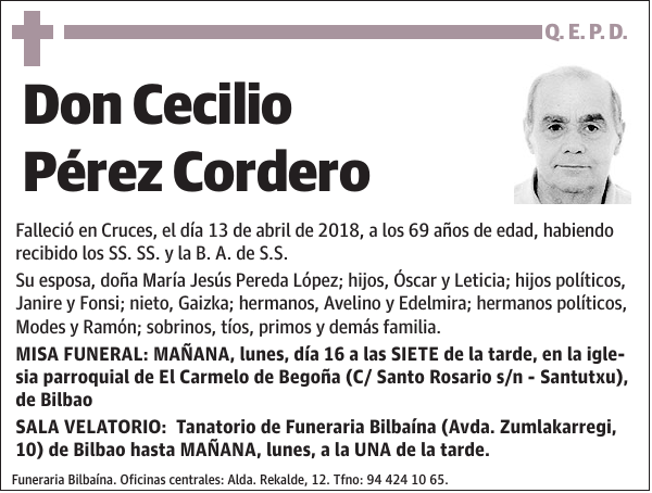 Cecilio Pérez Cordero