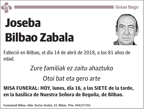 Joseba Bilbao Zabala