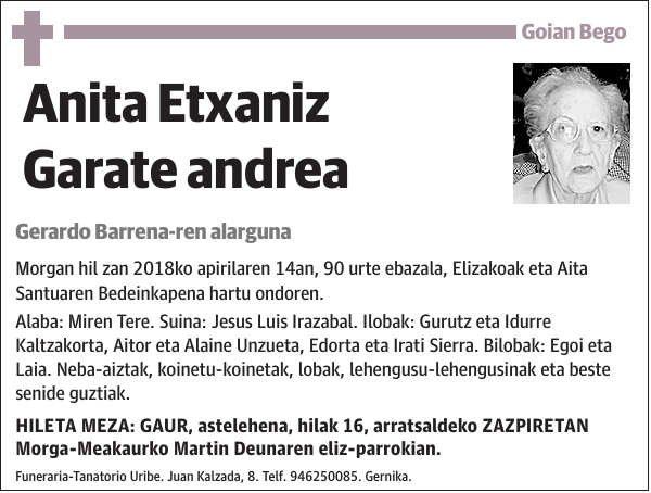 Anita Etxaniz Garate