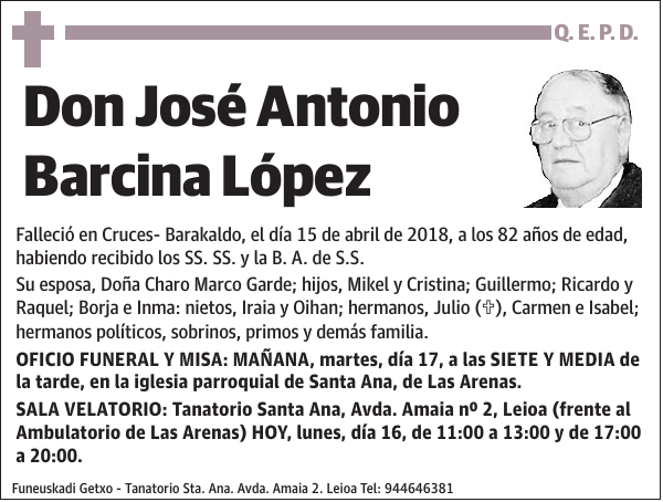 José Antonio Barcina López