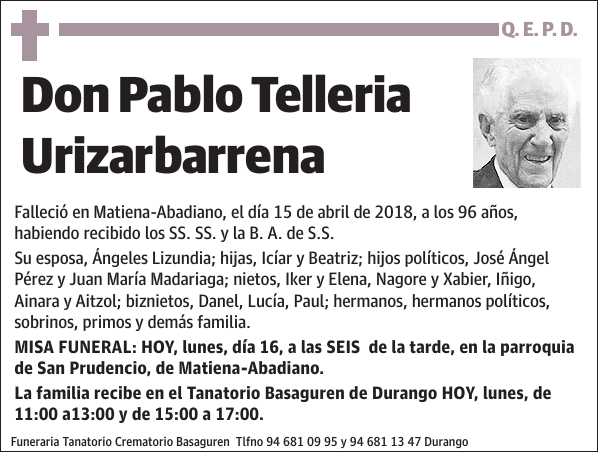 Pablo Telleria Urizarbarrena