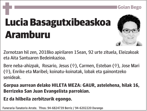 Lucia Basagutxibeaskoa Aramburu