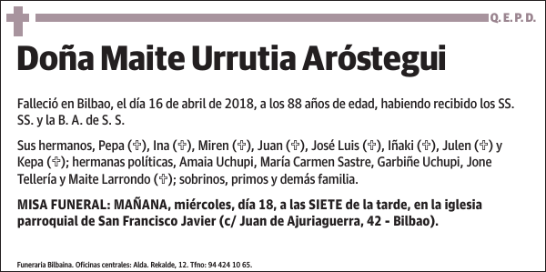 Maite Urrutia Aróstegui