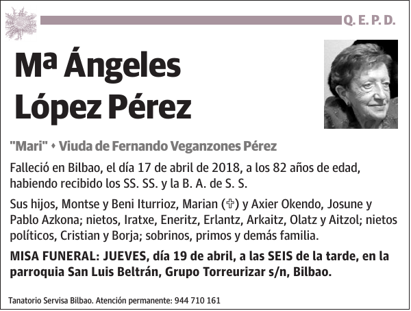 Mª Ángeles López Pérez