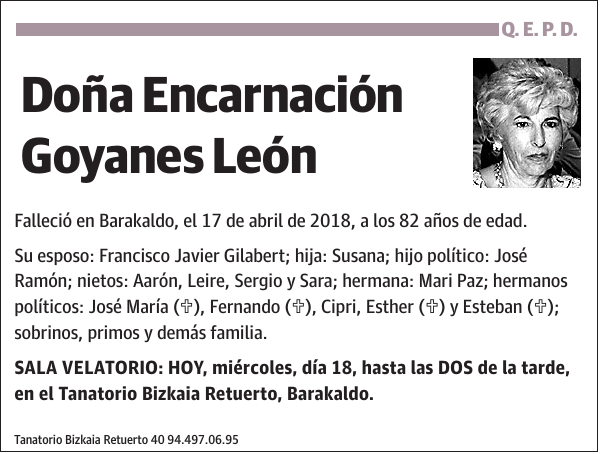 Encarnación Goyanes León