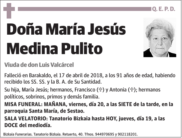 María Jesús Medina Pulito