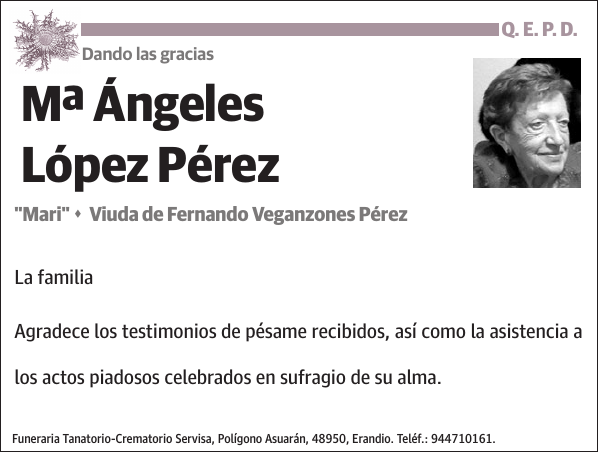 Mª Ángeles López Pérez