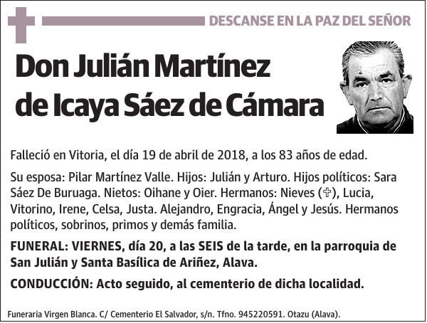 Julián Martínez de Icaya Sáez de Cámara