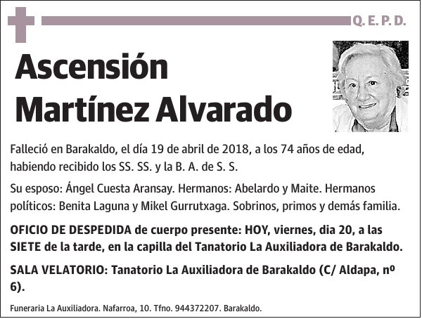 Ascensión Martínez Alvarado