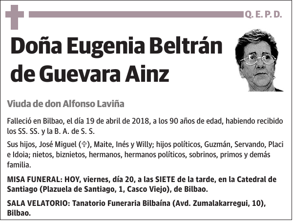 Eugenia Beltrán de Guevara Ainz