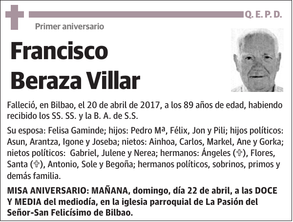 Francisco Beraza Villar