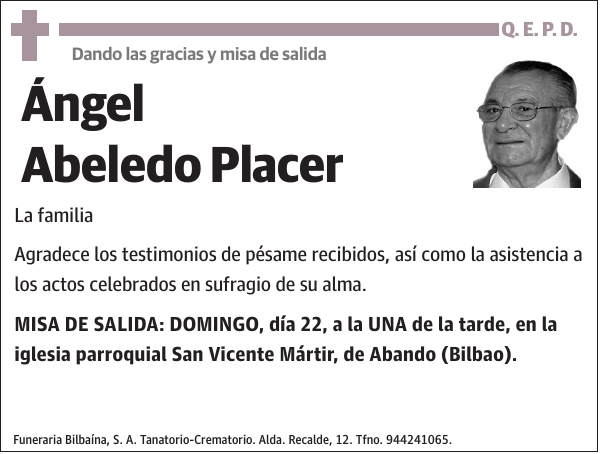 Ángel Abeledo Placer