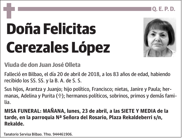 Felicitas Cerezales López