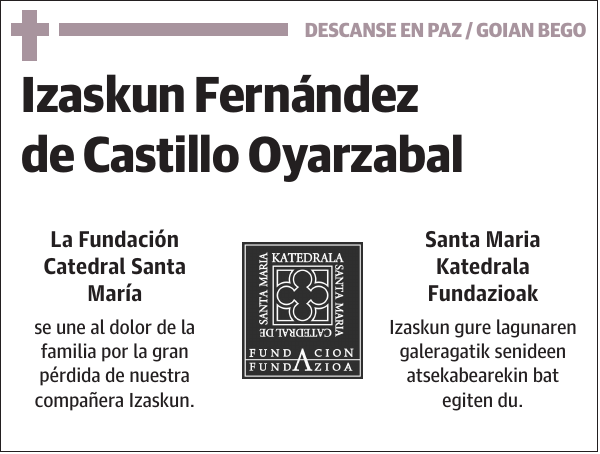 Izaskun Fernández de Castillo Oyarzabal