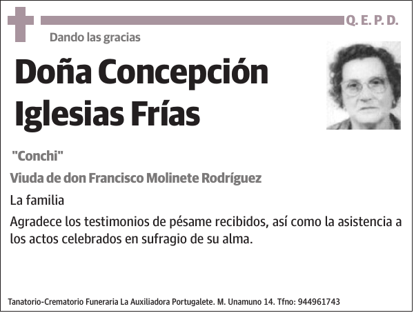 Concepción Iglesias Frías