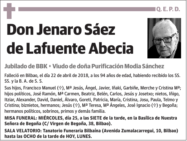 Jenaro Sáez de Lafuente Abecia