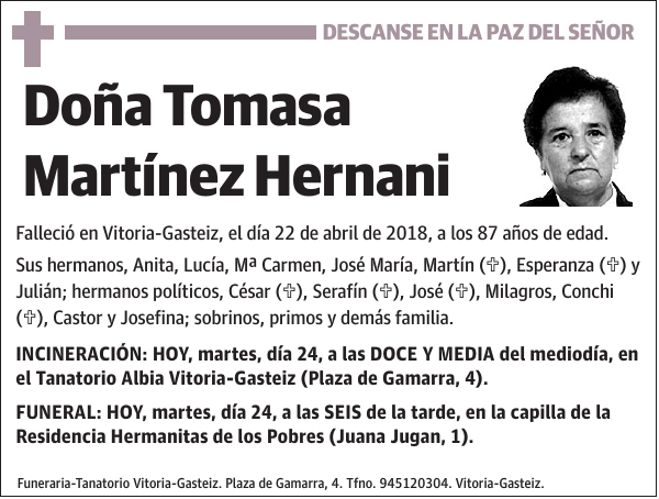 Tomasa Martínez Hernani