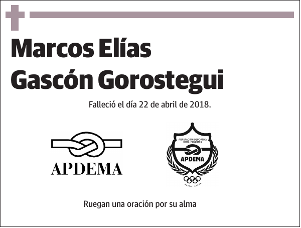 Marcos Elías Gascón Gorostegui