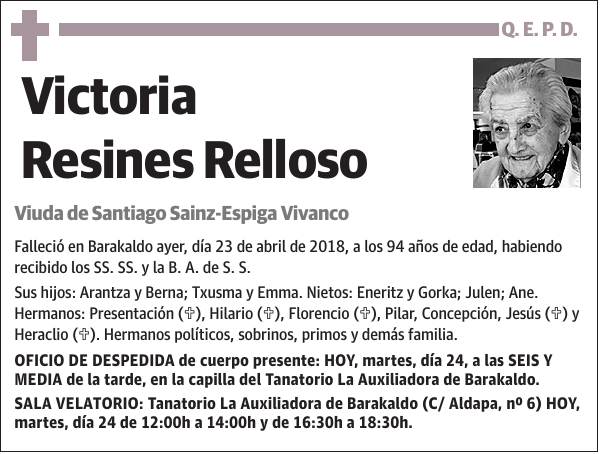 Victoria Resines Relloso