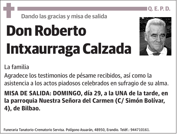 Roberto Intxaurraga Calzada