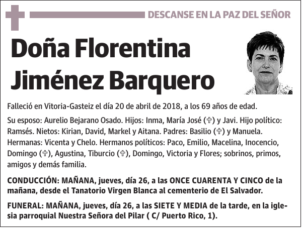 Florentina Jiménez Barquero