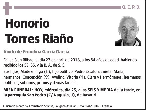 Honorio Torres Riaño