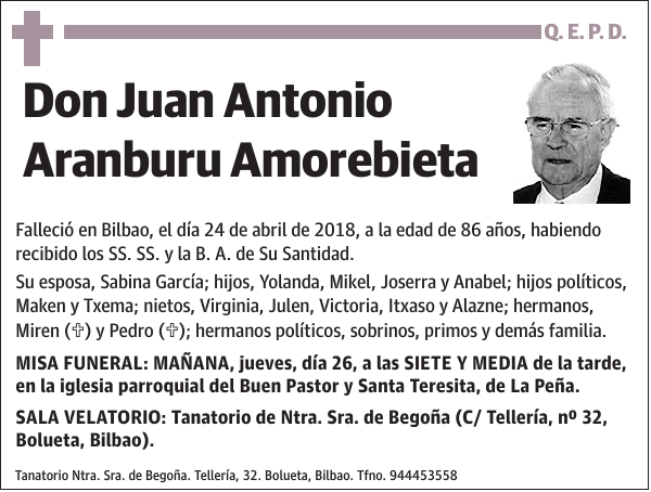 Juan Antonio Aranburu Amorebieta