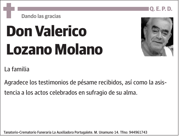 Valerico Lozano Molano