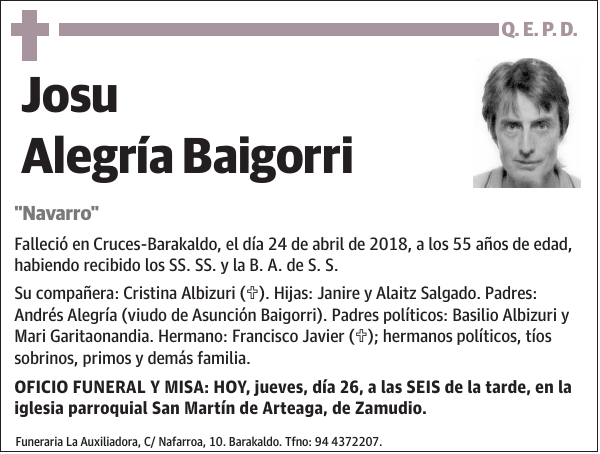 Josu Alegría Baigorri