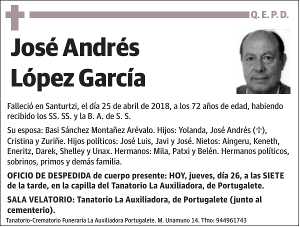 José Andrés López García