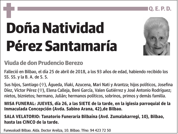 Natividad Pérez Santamaría