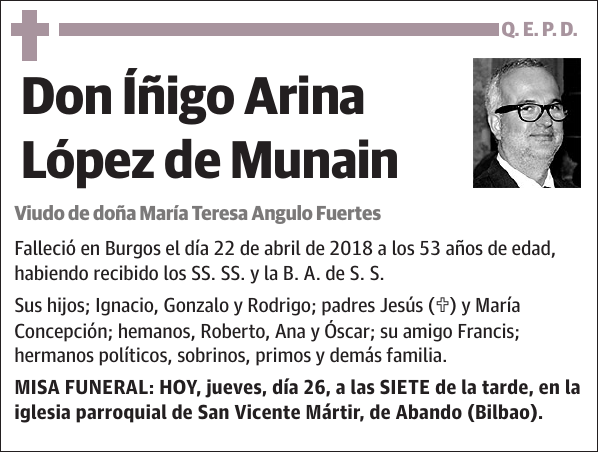 Íñigo Arina López de Munain