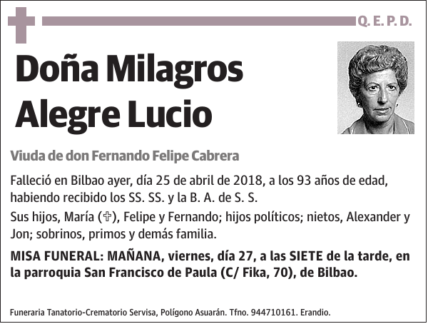 Milagros Alegre Lucio