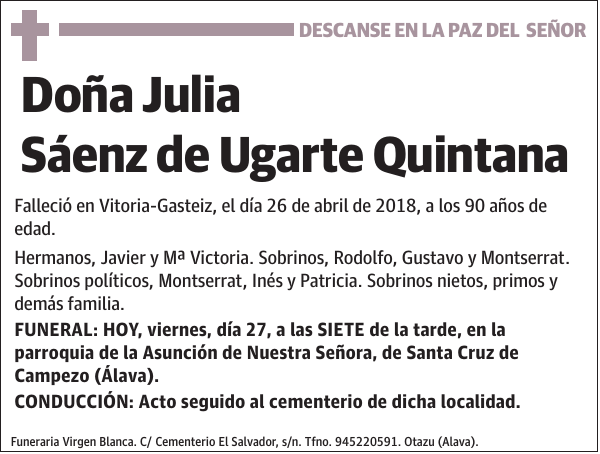 Julia Sáenz de Ugarte Quintana