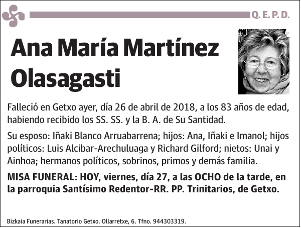 Ana María Martínez Olasagasti