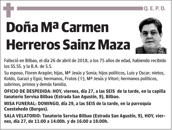 Mª Carmen Herreros Sainz Maza