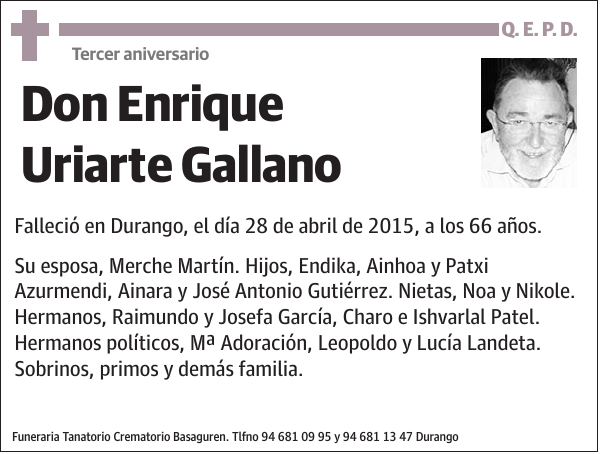 Enrique Uriarte Gallano