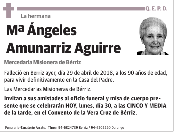 Mª Ángeles Amunarriz Aguirre