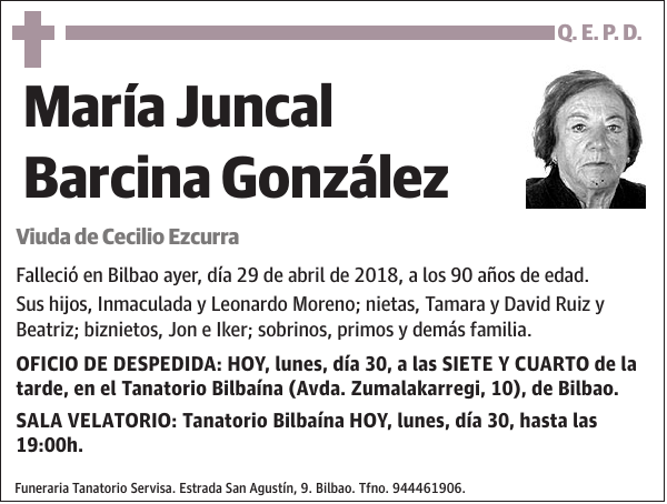 María Juncal Barcina González