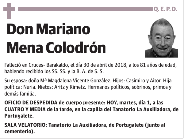 Mariano Mena Colodrón