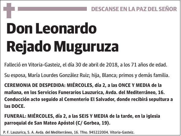 Leonardo Rejado Muguruza