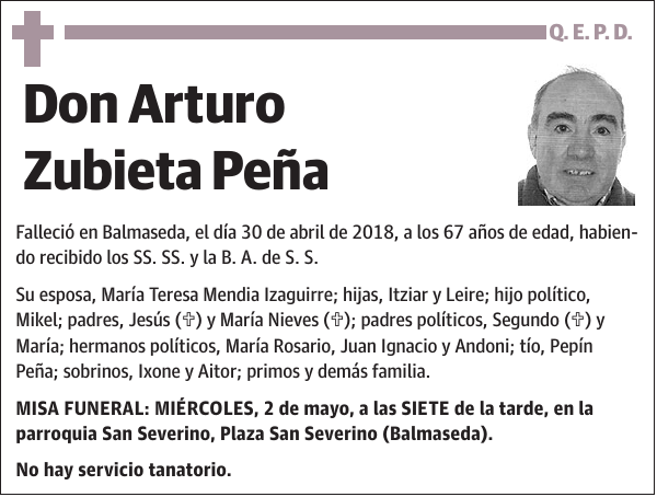 Arturo Zubieta Peña