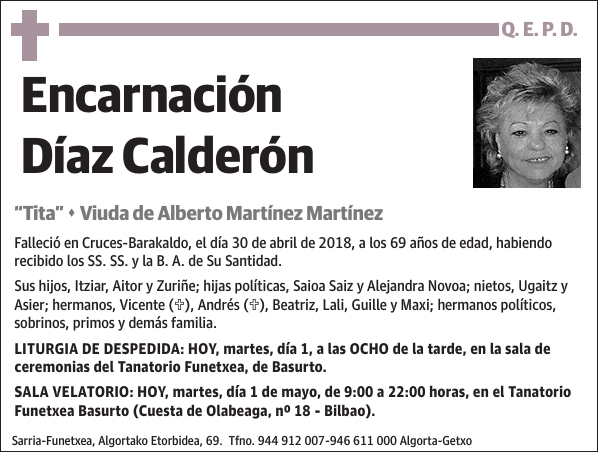 Encarnación Díaz Calderón