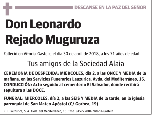 Leonardo Rejado Muguruza