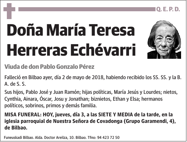 María Teresa Herreras Echévarri