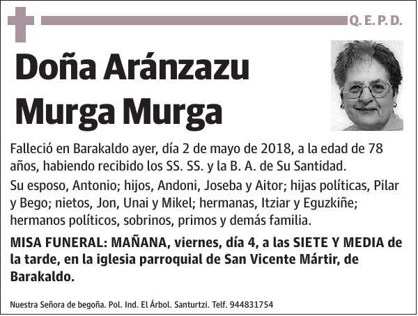 Aránzazu Murga Murga